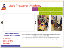 Tablet Screenshot of littletreasuresacademy.com
